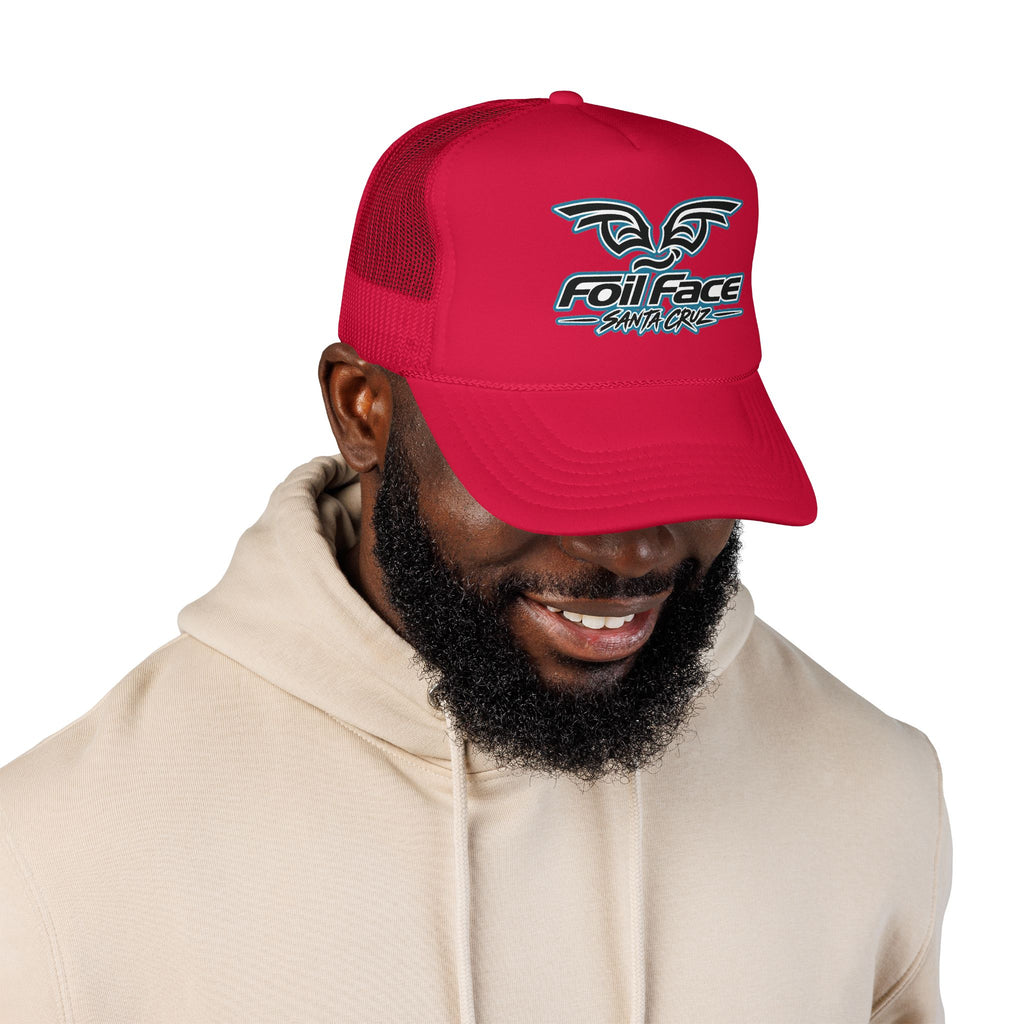 Foil Face Santa Cruz Trucker Hat