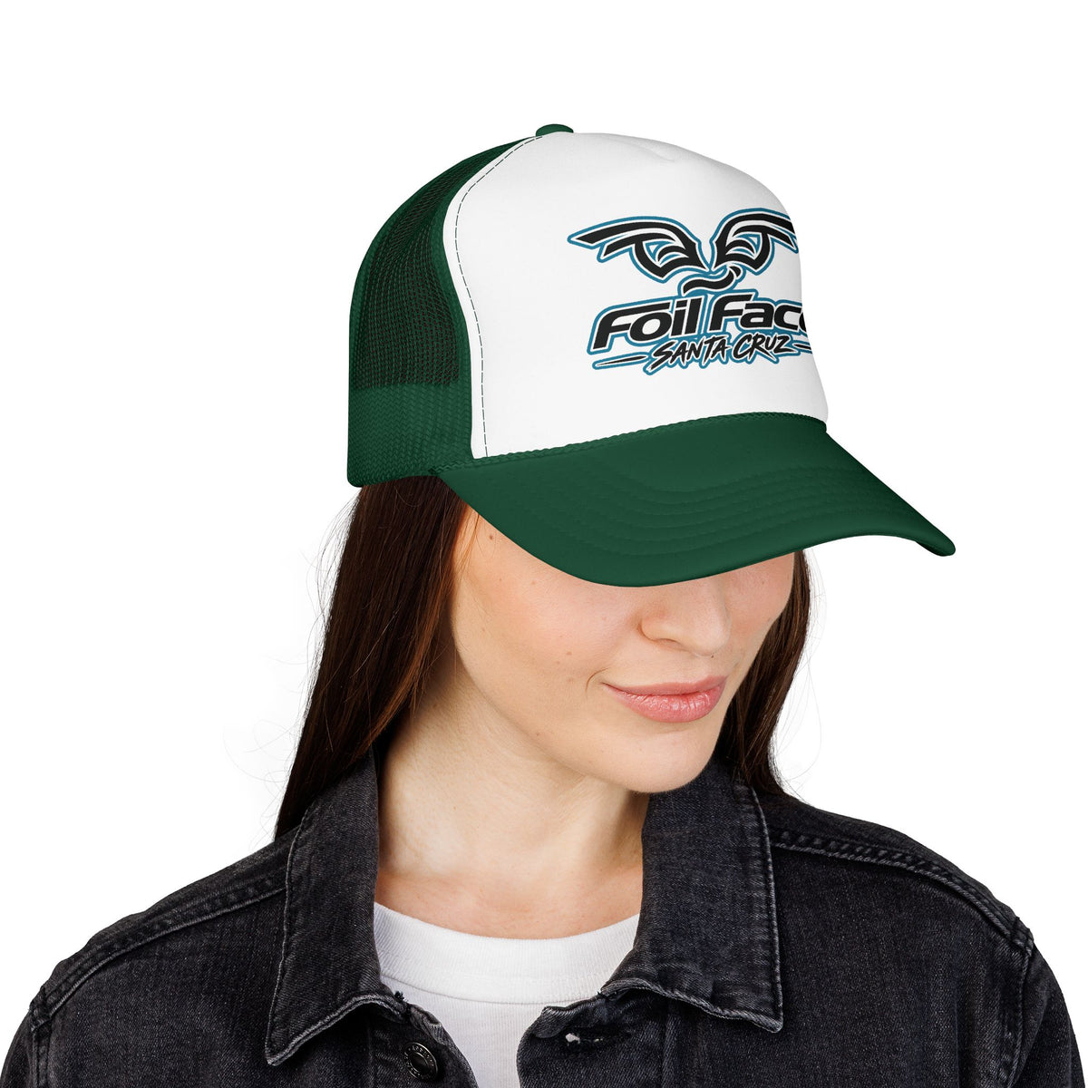 Foil Face Santa Cruz Trucker Hat