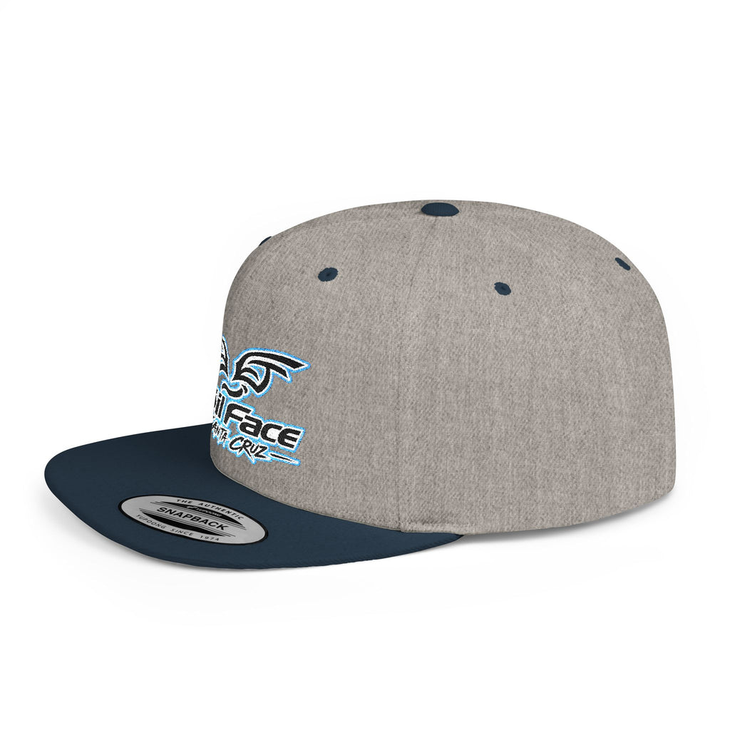 Foil Face Santa Cruz Flat Bill Snapback Hat — Coastal Surf Streetwear Cap