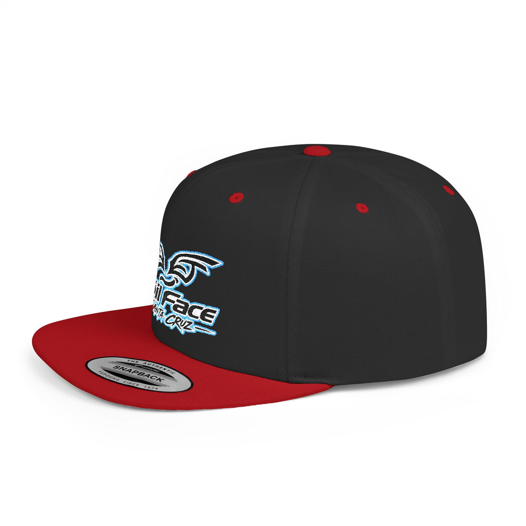 Foil Face Santa Cruz Flat Bill Snapback Hat — Coastal Surf Streetwear Cap
