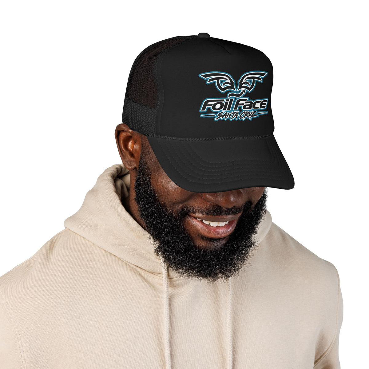 Foil Face Santa Cruz Trucker Hat