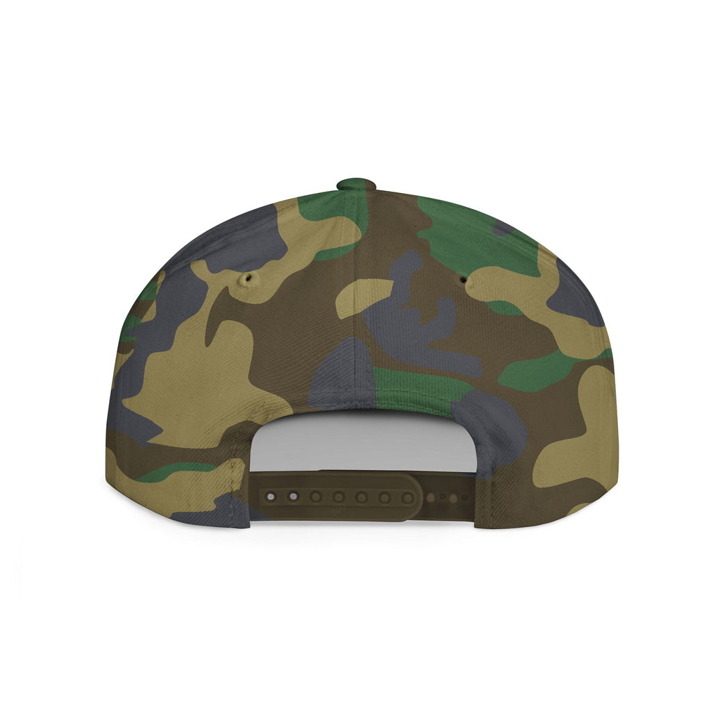 Foil Face Santa Cruz Flat Bill Snapback Hat — Coastal Surf Streetwear Cap