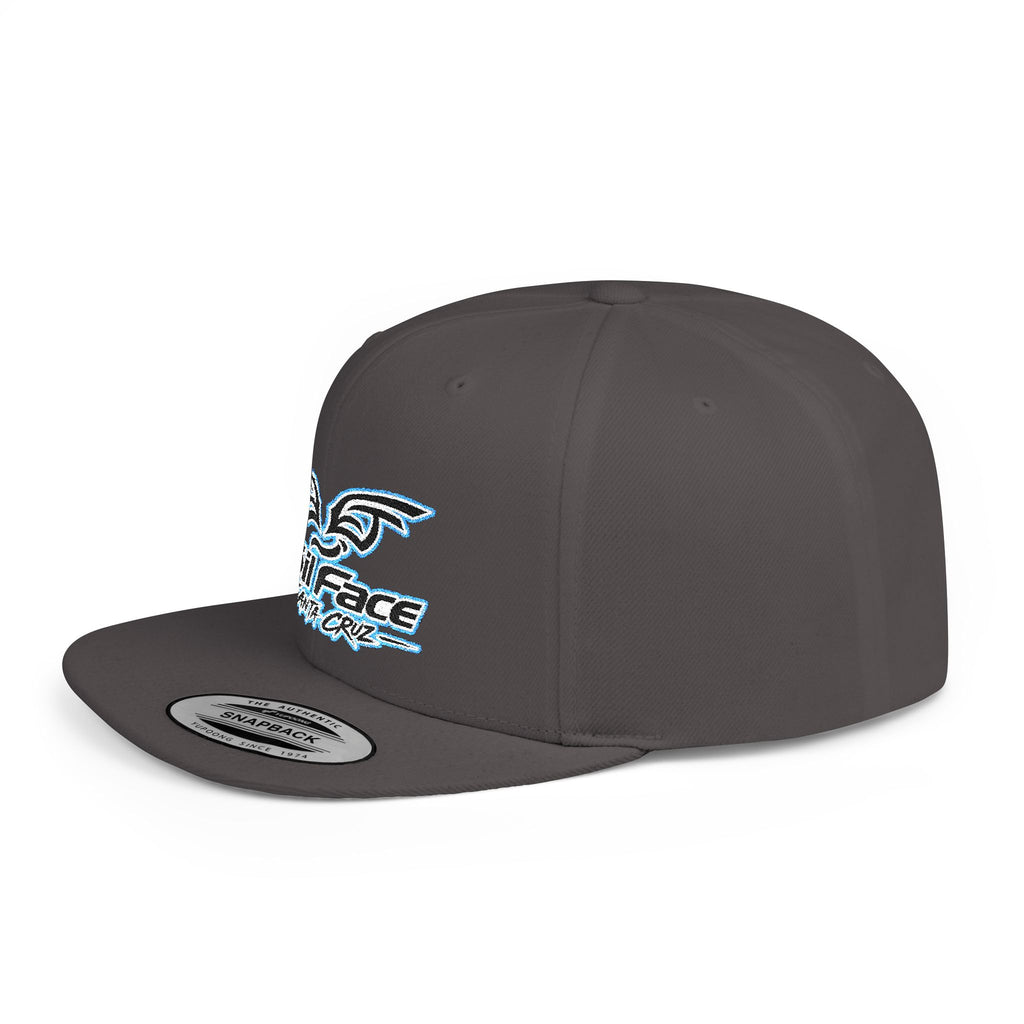 Foil Face Santa Cruz Flat Bill Snapback Hat — Coastal Surf Streetwear Cap