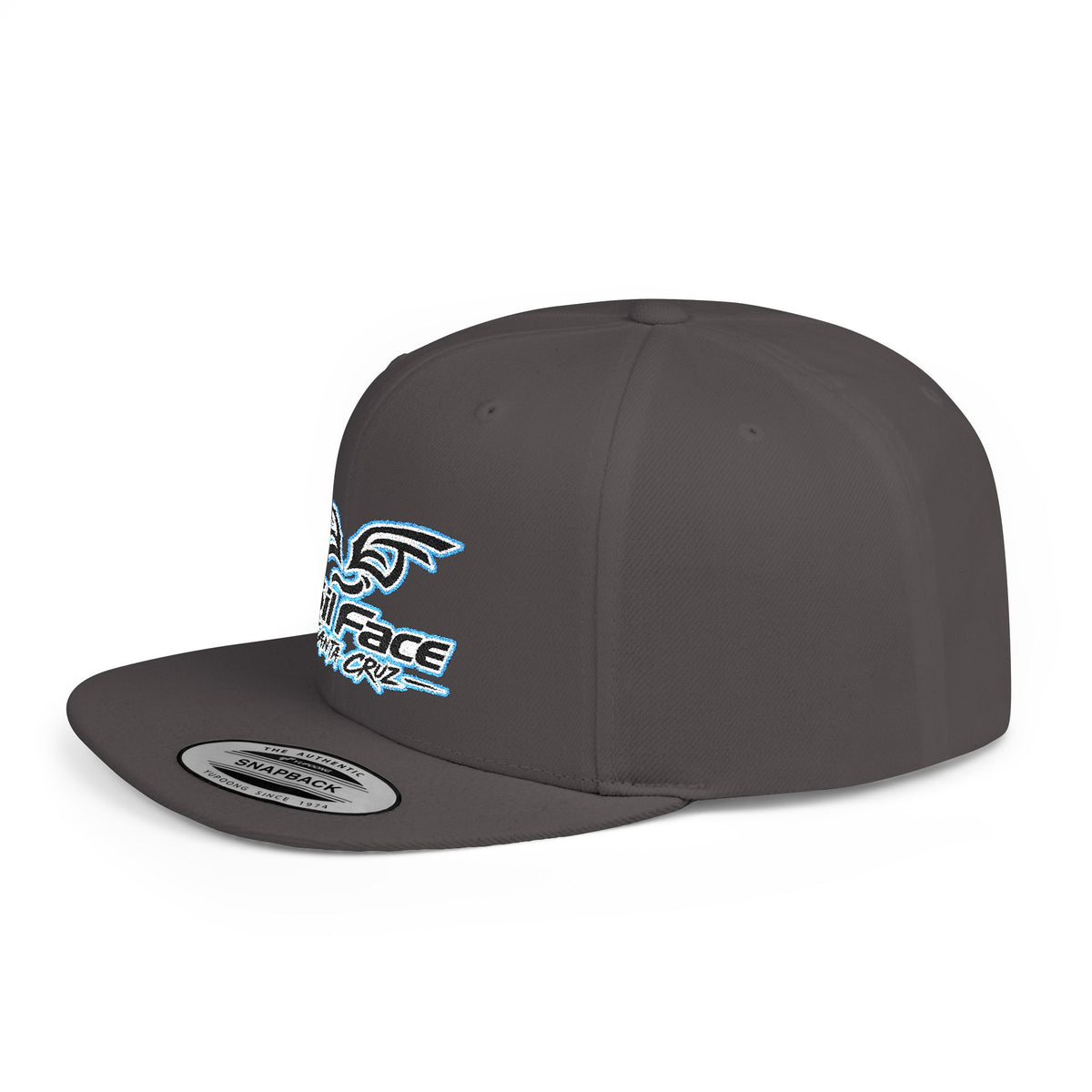 Foil Face Santa Cruz Flat Bill Snapback Hat — Coastal Surf Streetwear Cap