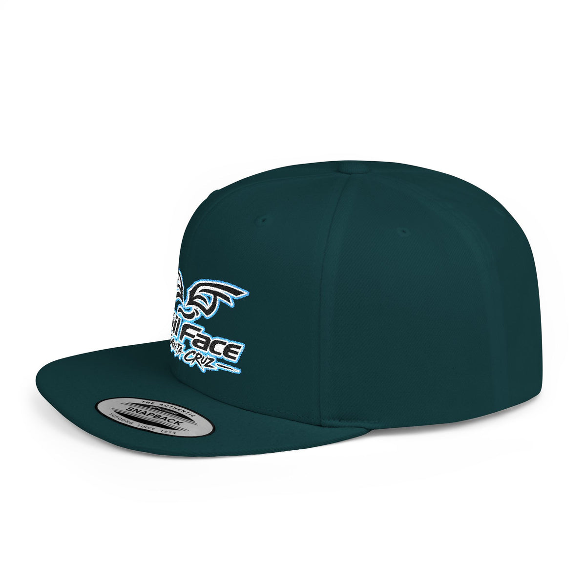 Foil Face Santa Cruz Flat Bill Snapback Hat — Coastal Surf Streetwear Cap