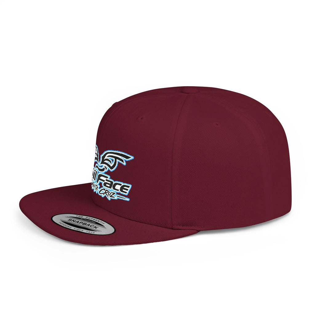 Foil Face Santa Cruz Flat Bill Snapback Hat — Coastal Surf Streetwear Cap