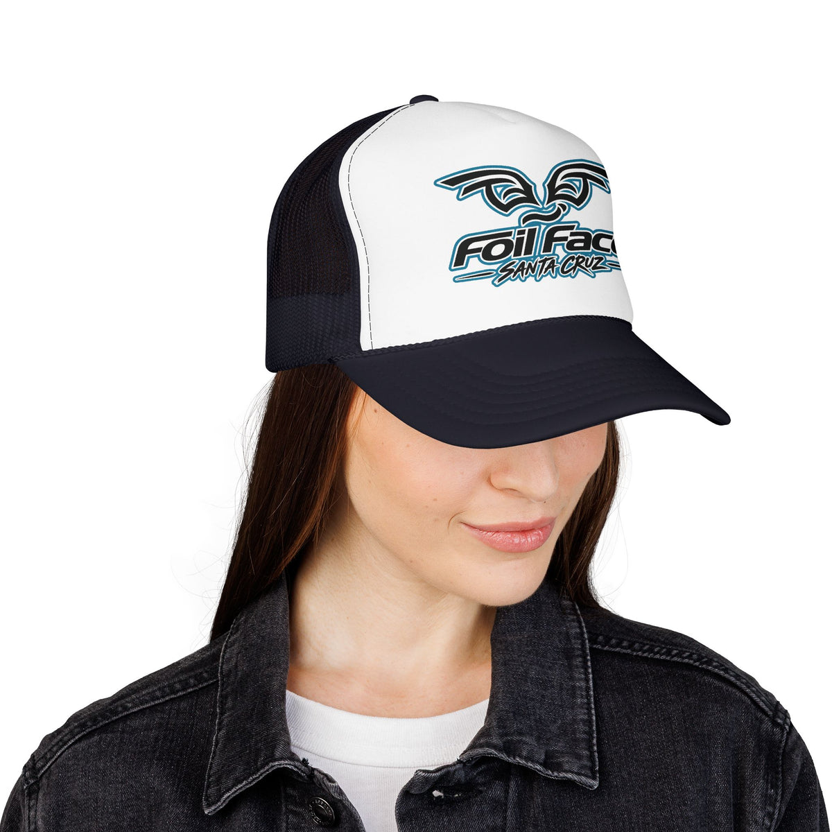 Foil Face Santa Cruz Trucker Hat