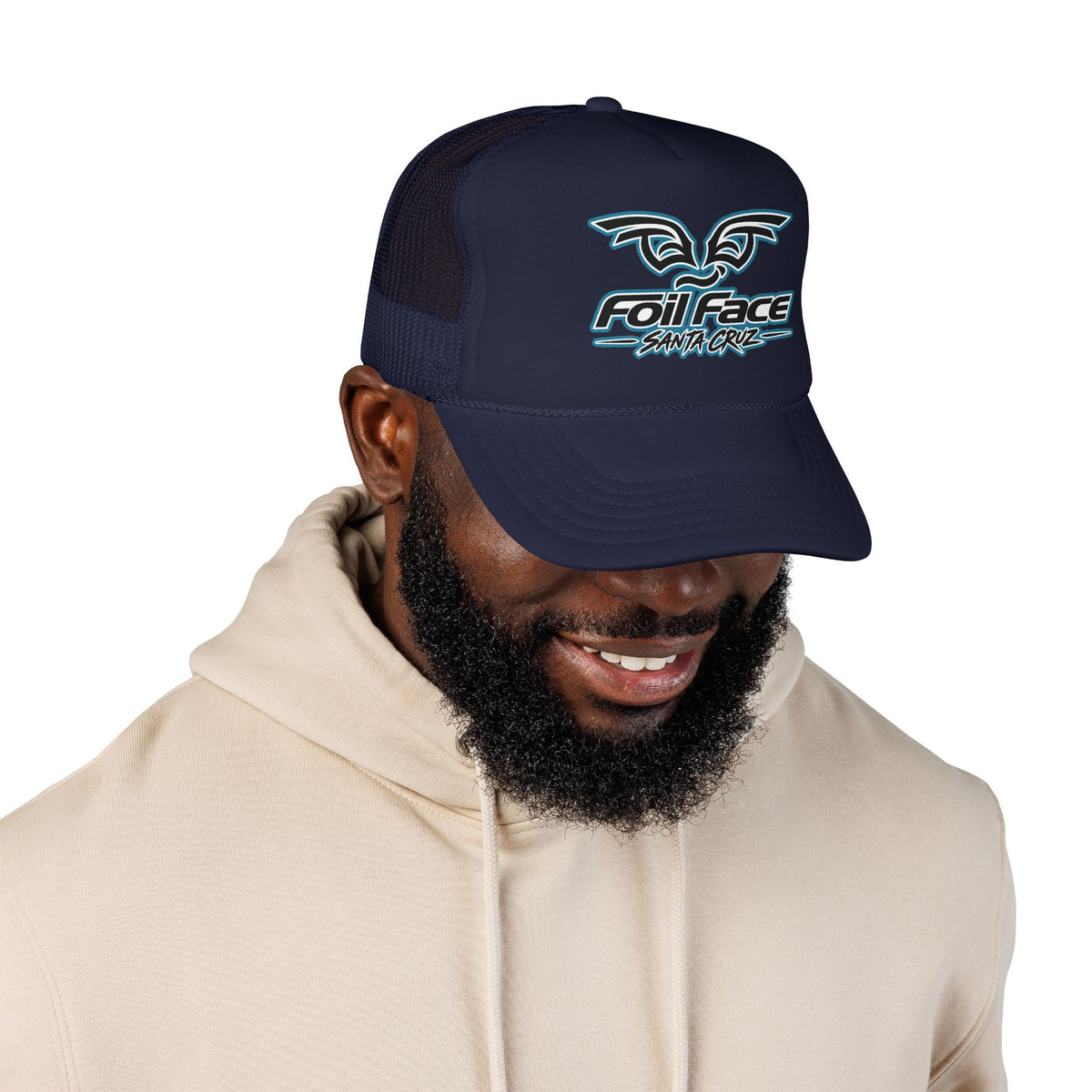 Foil Face Santa Cruz Trucker Hat