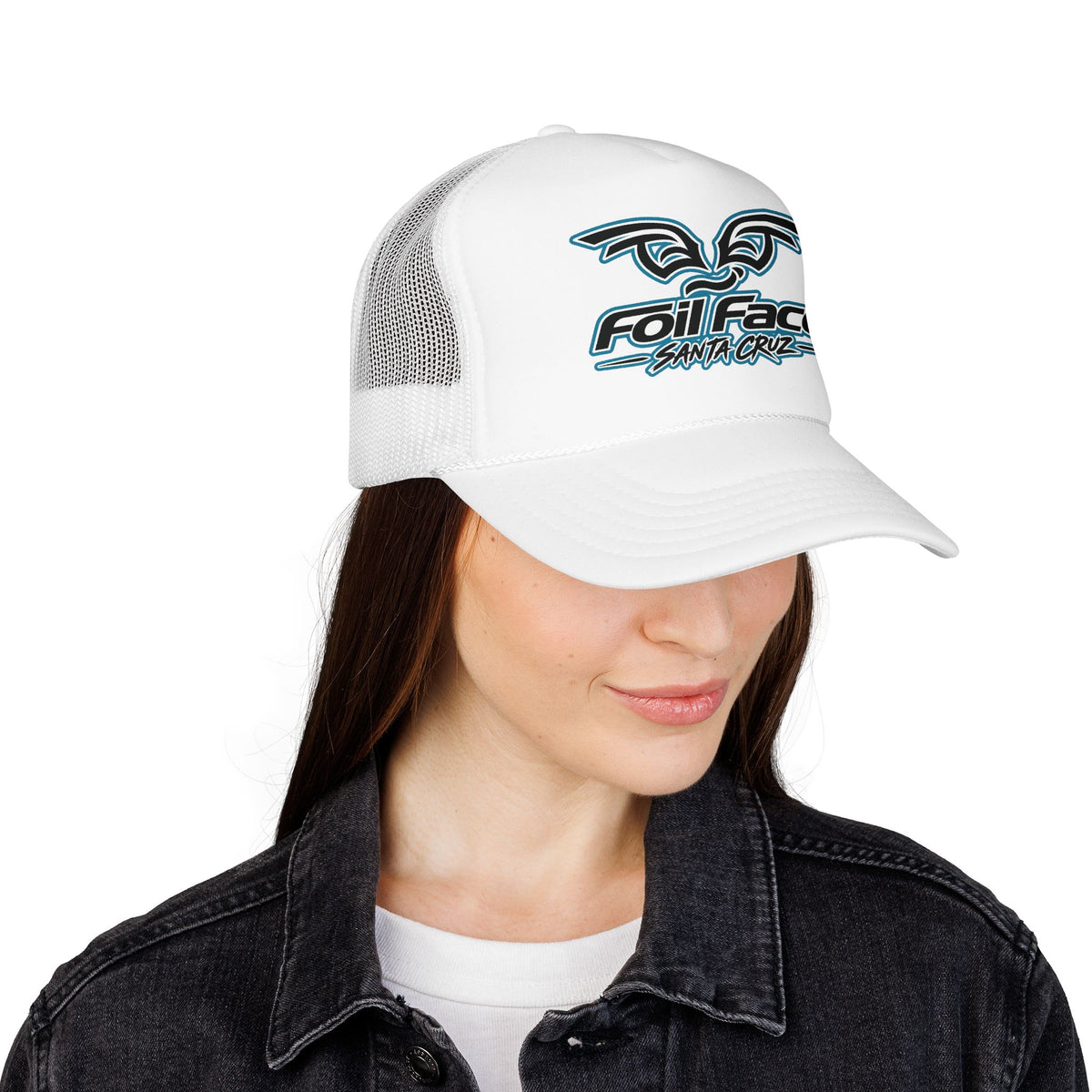 Foil Face Santa Cruz Trucker Hat