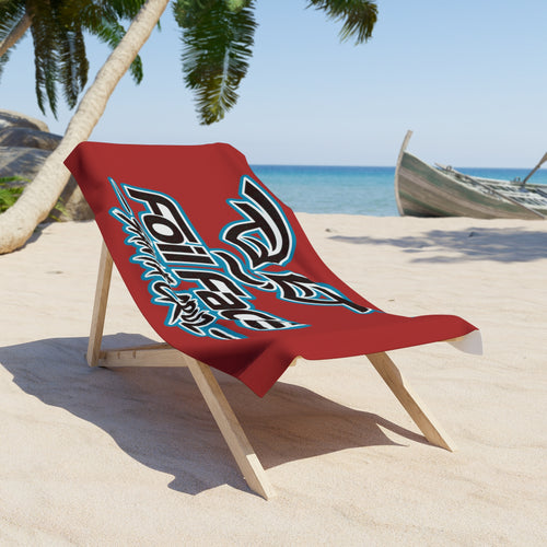 Foil Face Santa Cruz Beach Towel — Surf & Foil Logo Towel