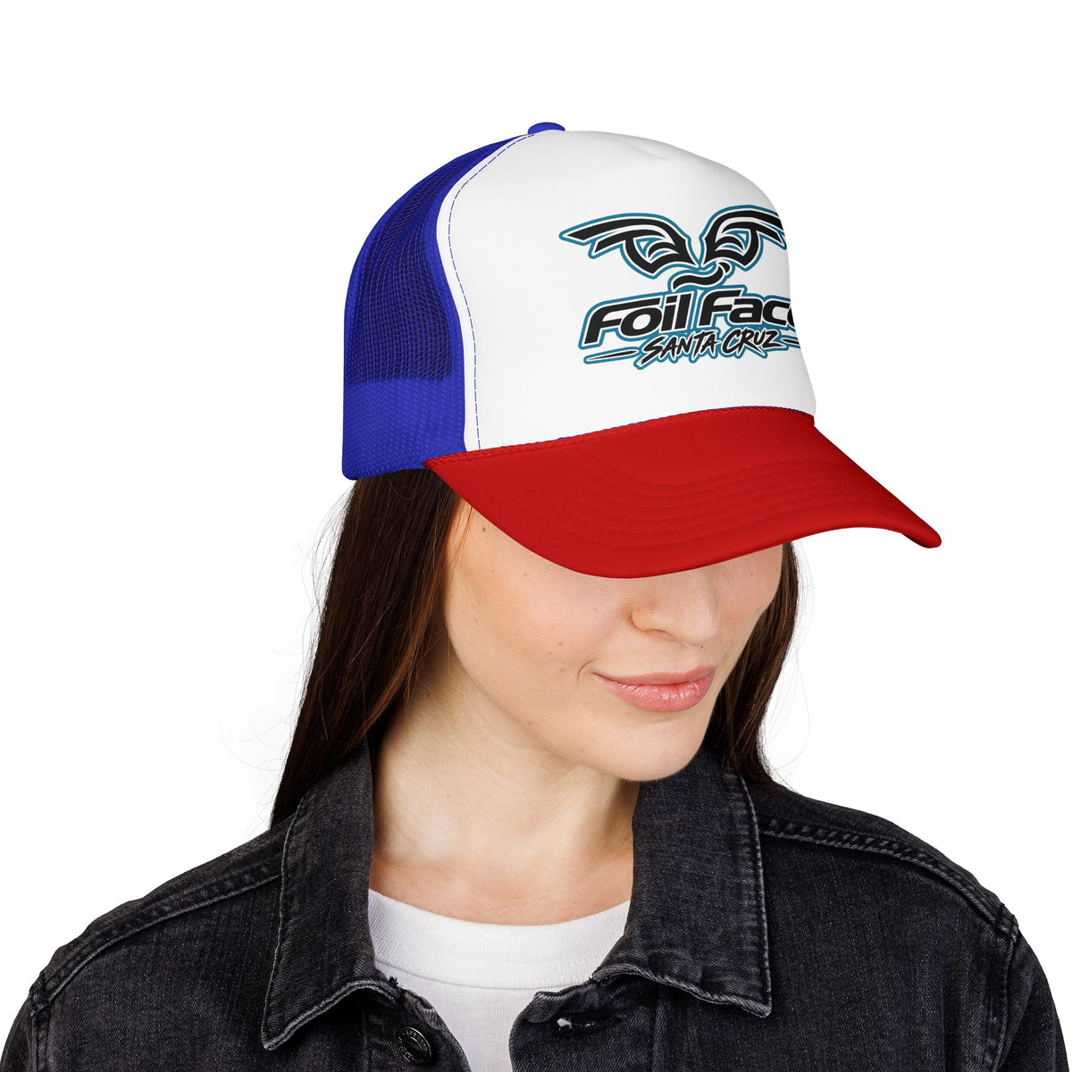 Foil Face Santa Cruz Trucker Hat