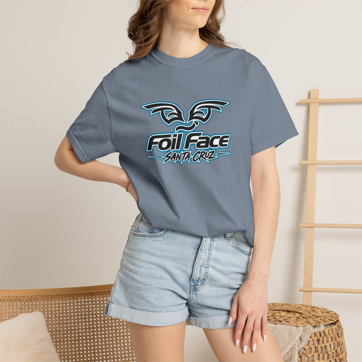 Foil Face Santa Cruz  T‑Shirt