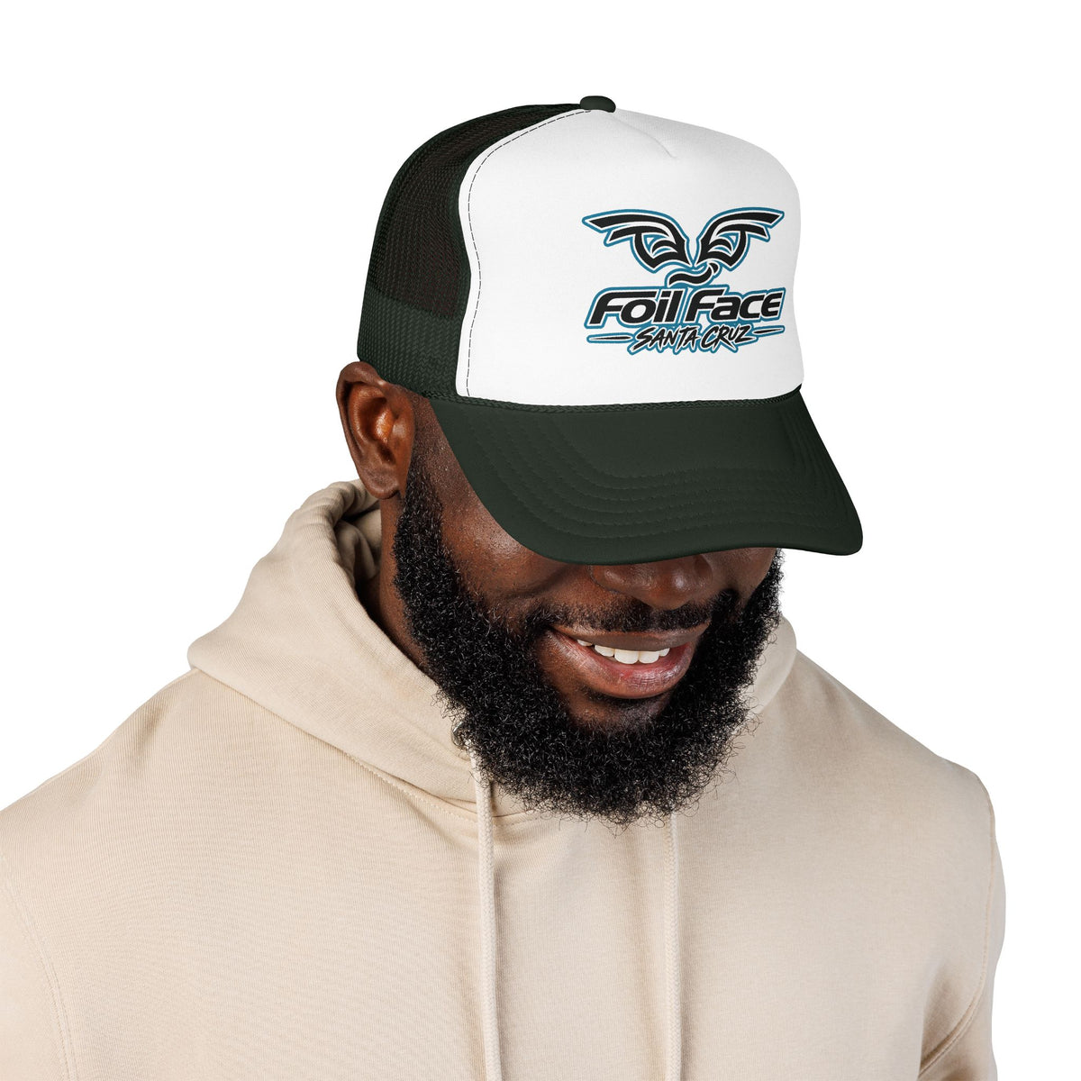 Foil Face Santa Cruz Trucker Hat