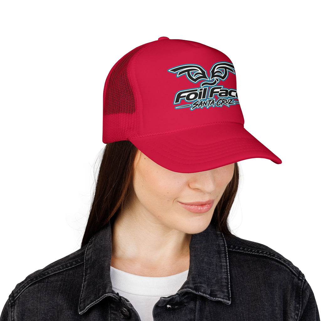 Foil Face Santa Cruz Trucker Hat