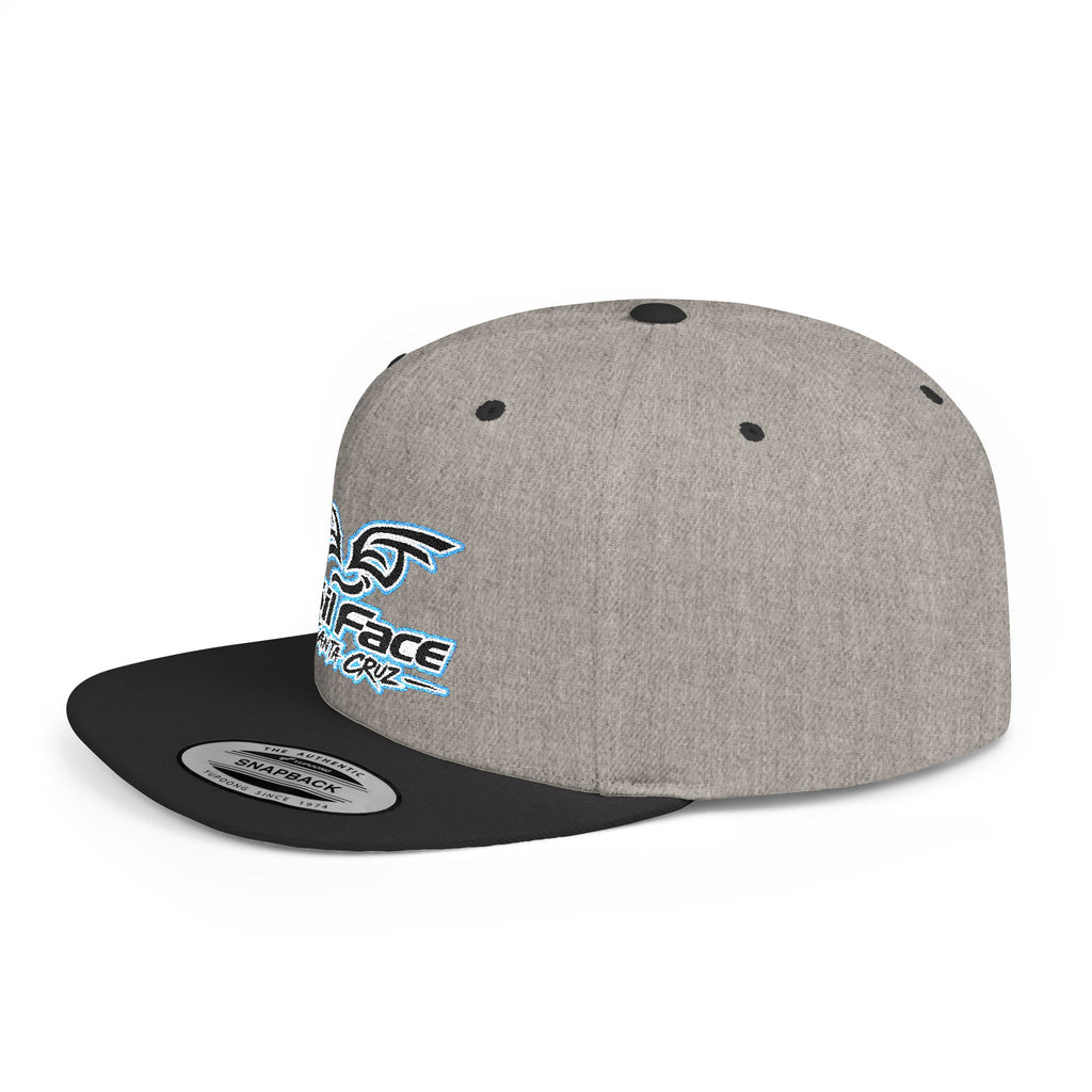 Foil Face Santa Cruz Flat Bill Snapback Hat — Coastal Surf Streetwear Cap