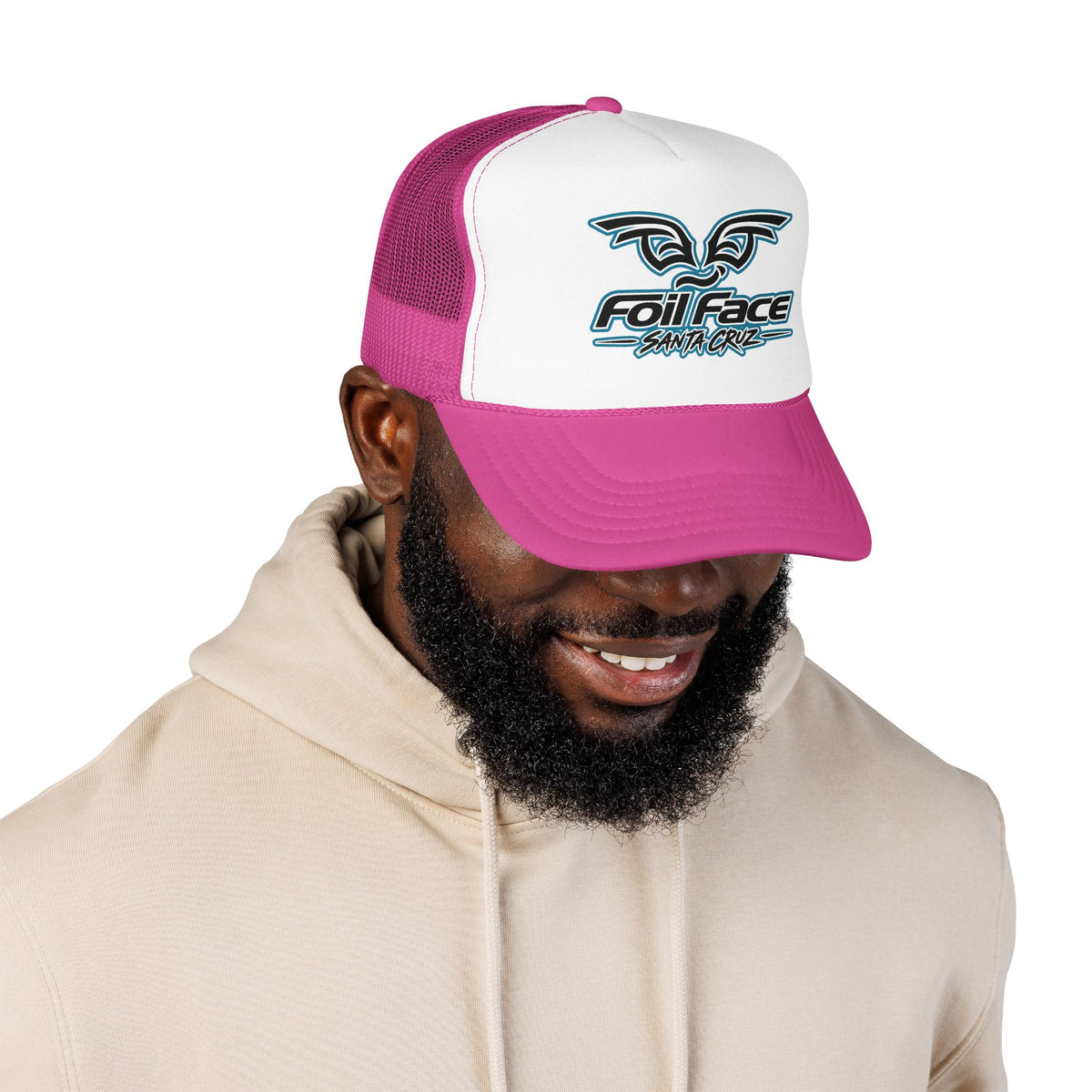 Foil Face Santa Cruz Trucker Hat