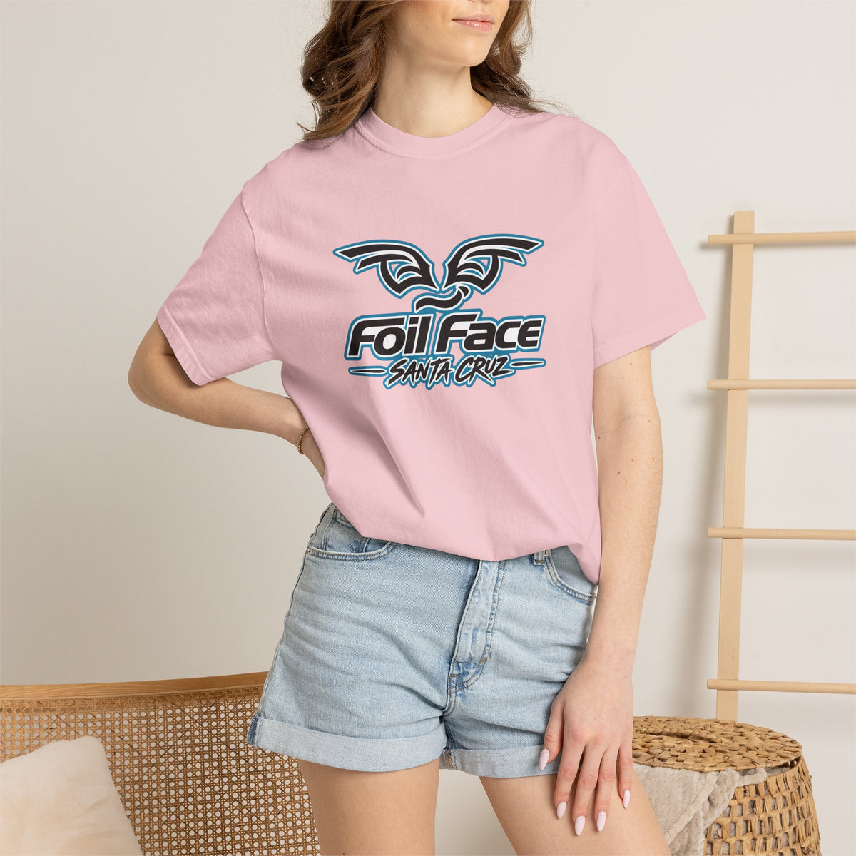 Foil Face Santa Cruz  T‑Shirt