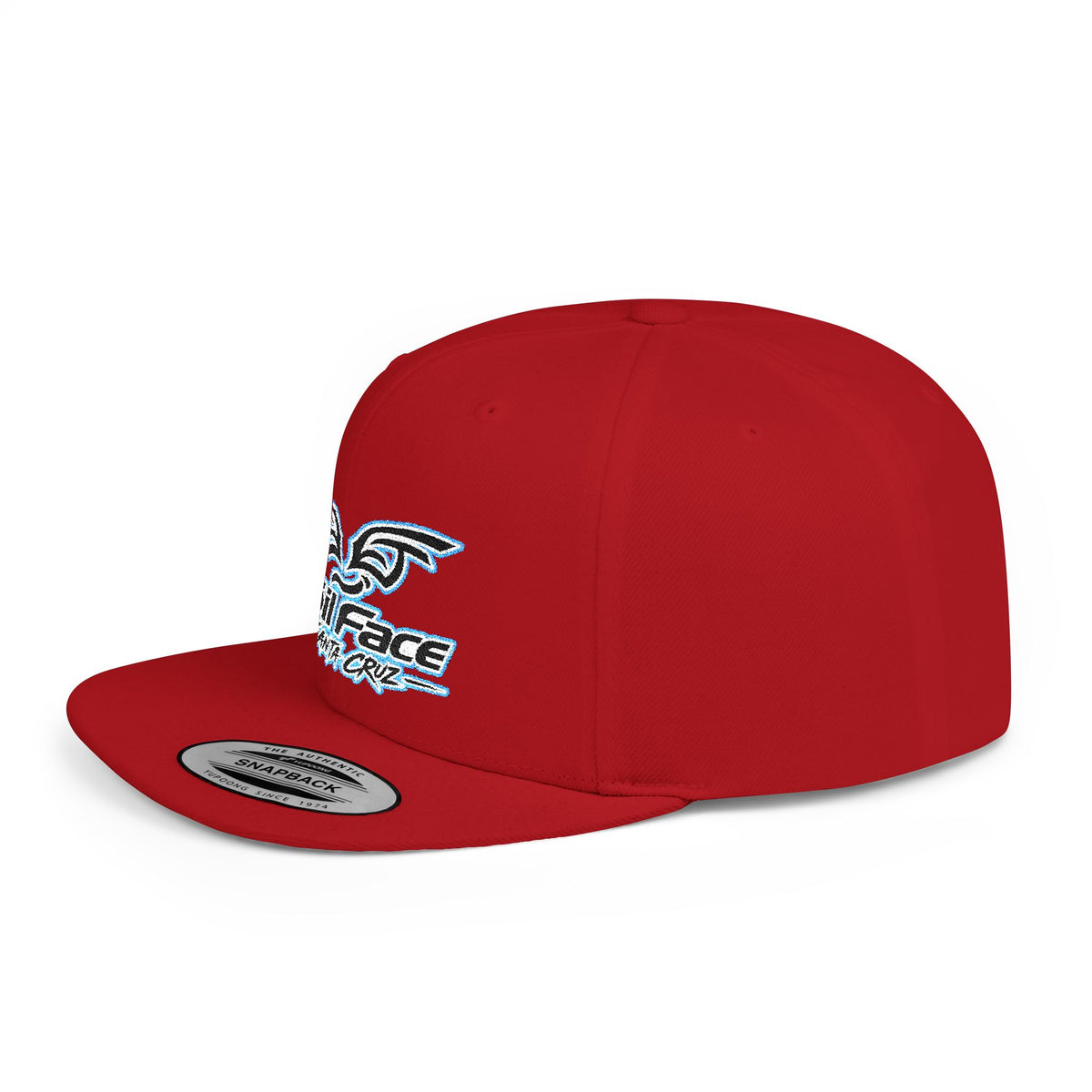 Foil Face Santa Cruz Flat Bill Snapback Hat — Coastal Surf Streetwear Cap