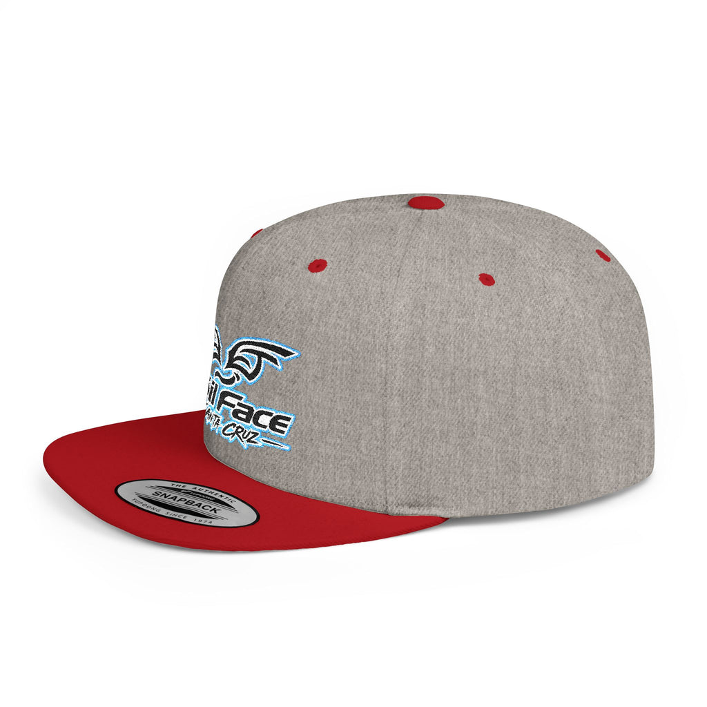 Foil Face Santa Cruz Flat Bill Snapback Hat — Coastal Surf Streetwear Cap