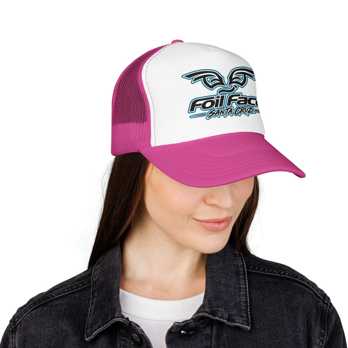Foil Face Santa Cruz Trucker Hat