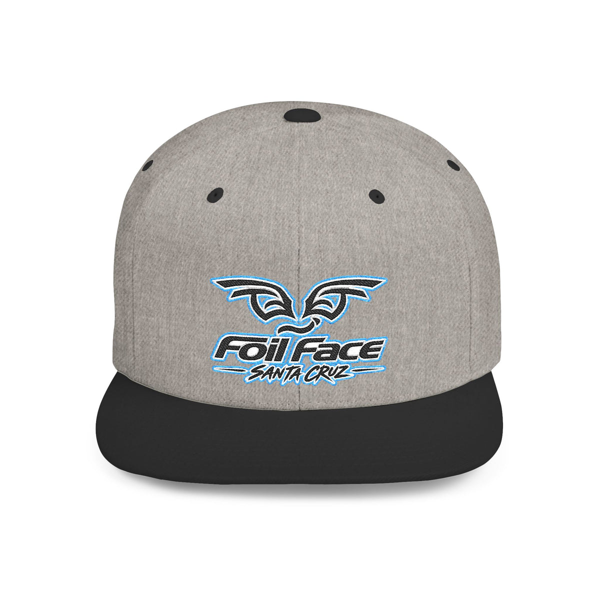 Foil Face Santa Cruz Flat Bill Snapback Hat — Coastal Surf Streetwear Cap