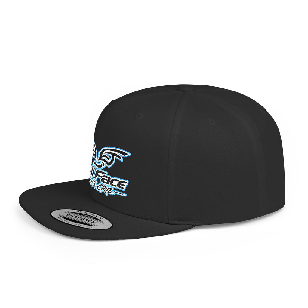 Foil Face Santa Cruz Flat Bill Snapback Hat — Coastal Surf Streetwear Cap