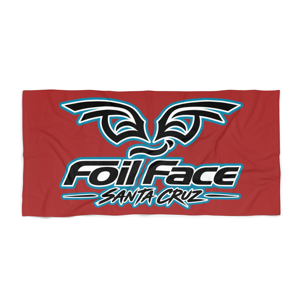 Foil Face Santa Cruz Beach Towel — Surf & Foil Logo Towel