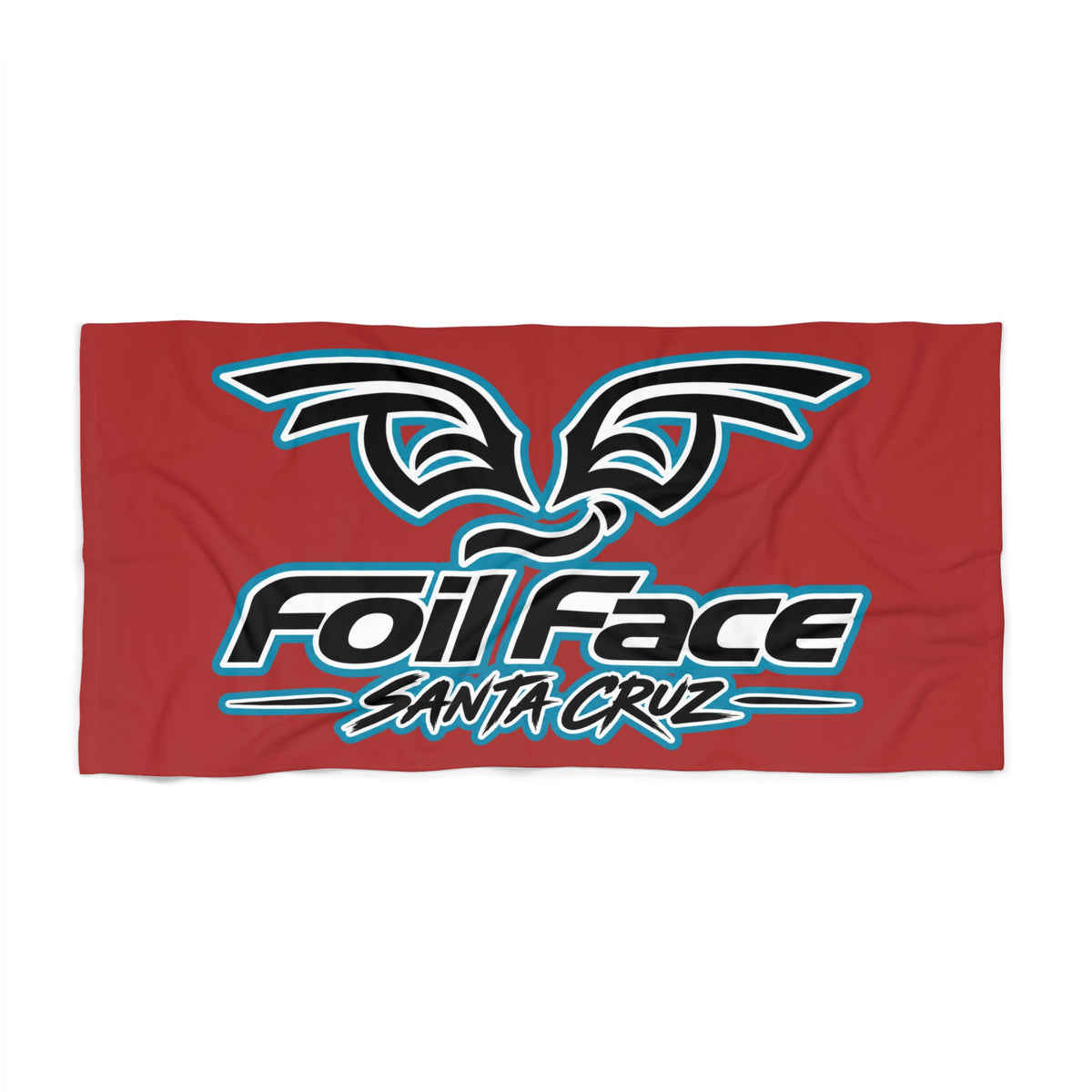 Foil Face Santa Cruz Beach Towel — Surf & Foil Logo Towel