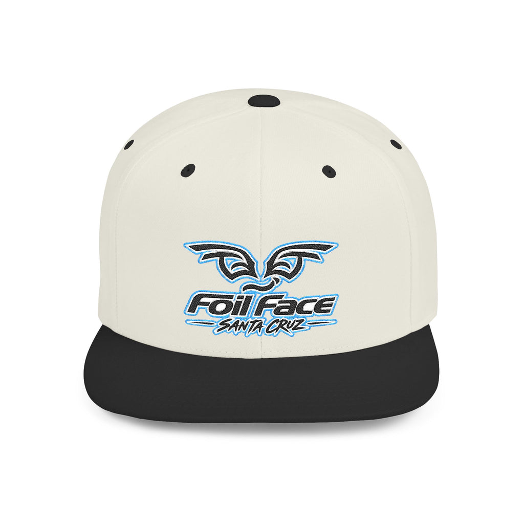 Foil Face Santa Cruz Flat Bill Snapback Hat — Coastal Surf Streetwear Cap