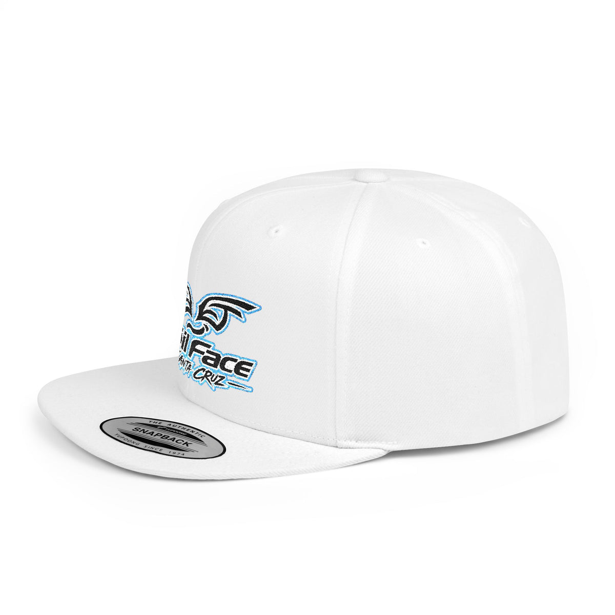 Foil Face Santa Cruz Flat Bill Snapback Hat — Coastal Surf Streetwear Cap