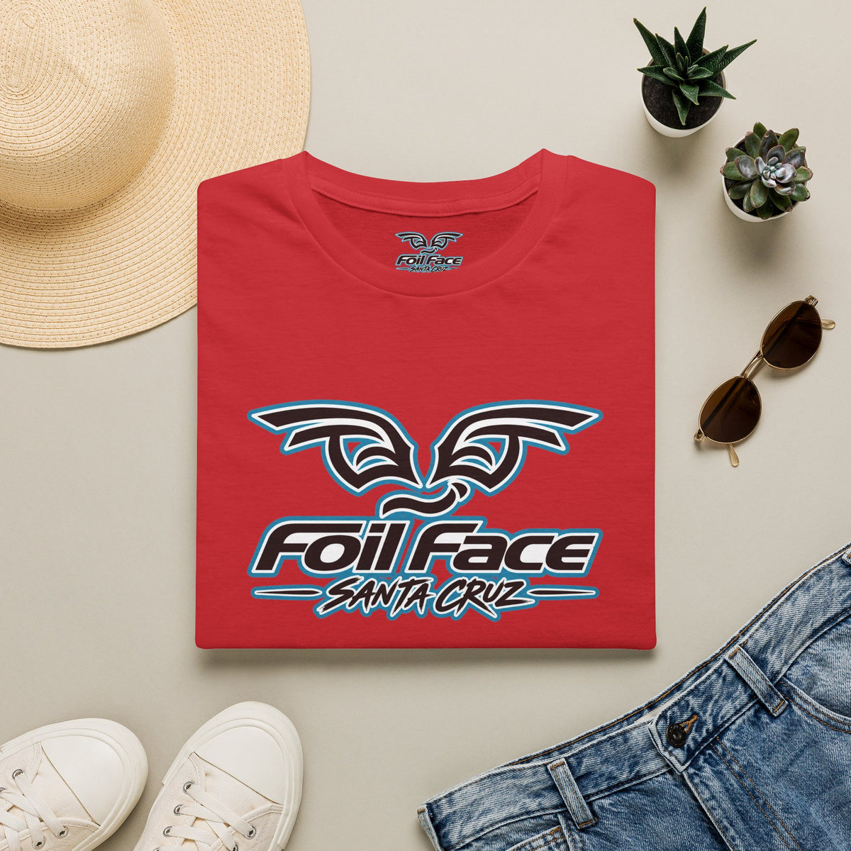 Foil Face Santa Cruz -Soft confort T-Shirt