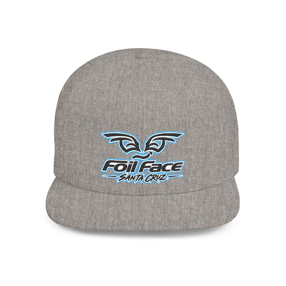 Foil Face Santa Cruz Flat Bill Snapback Hat — Coastal Surf Streetwear Cap