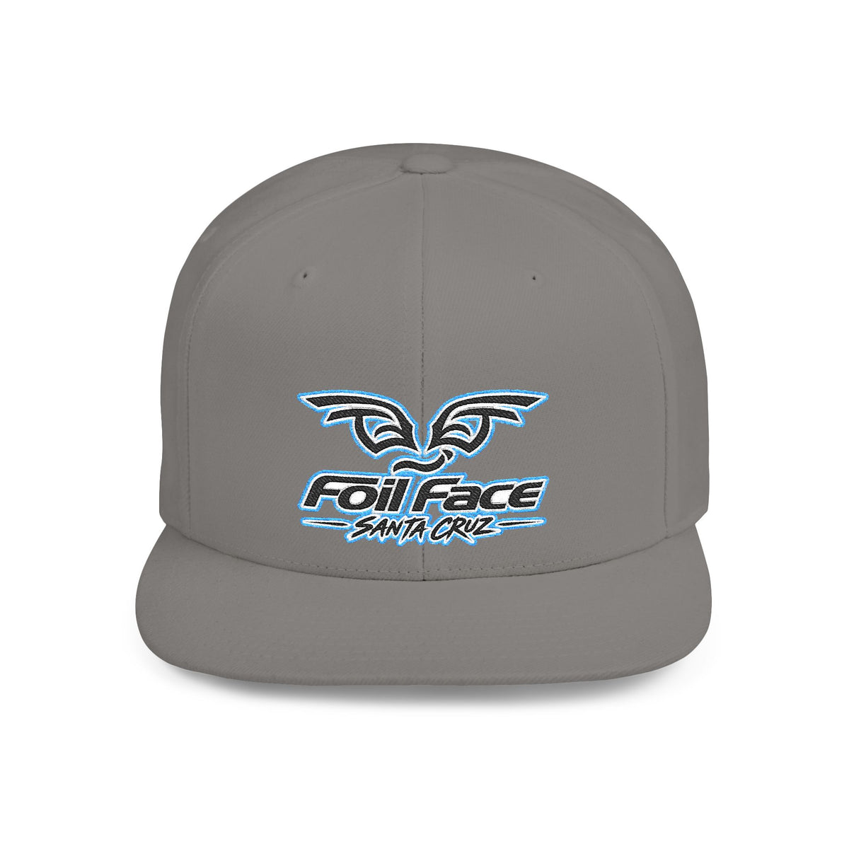 Foil Face Santa Cruz Flat Bill Snapback Hat — Coastal Surf Streetwear Cap