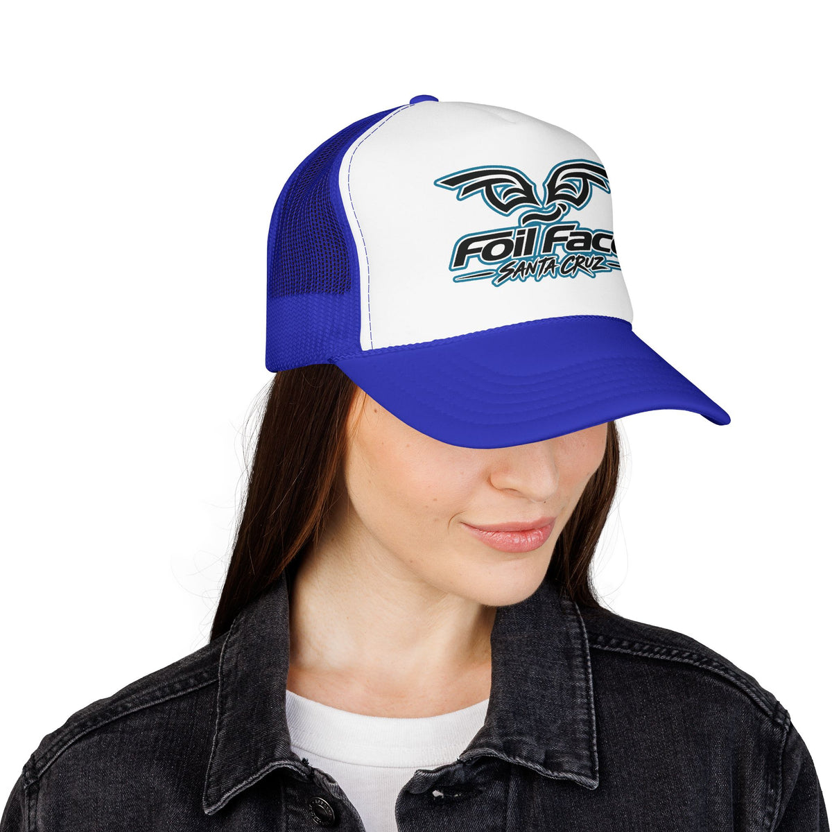 Foil Face Santa Cruz Trucker Hat