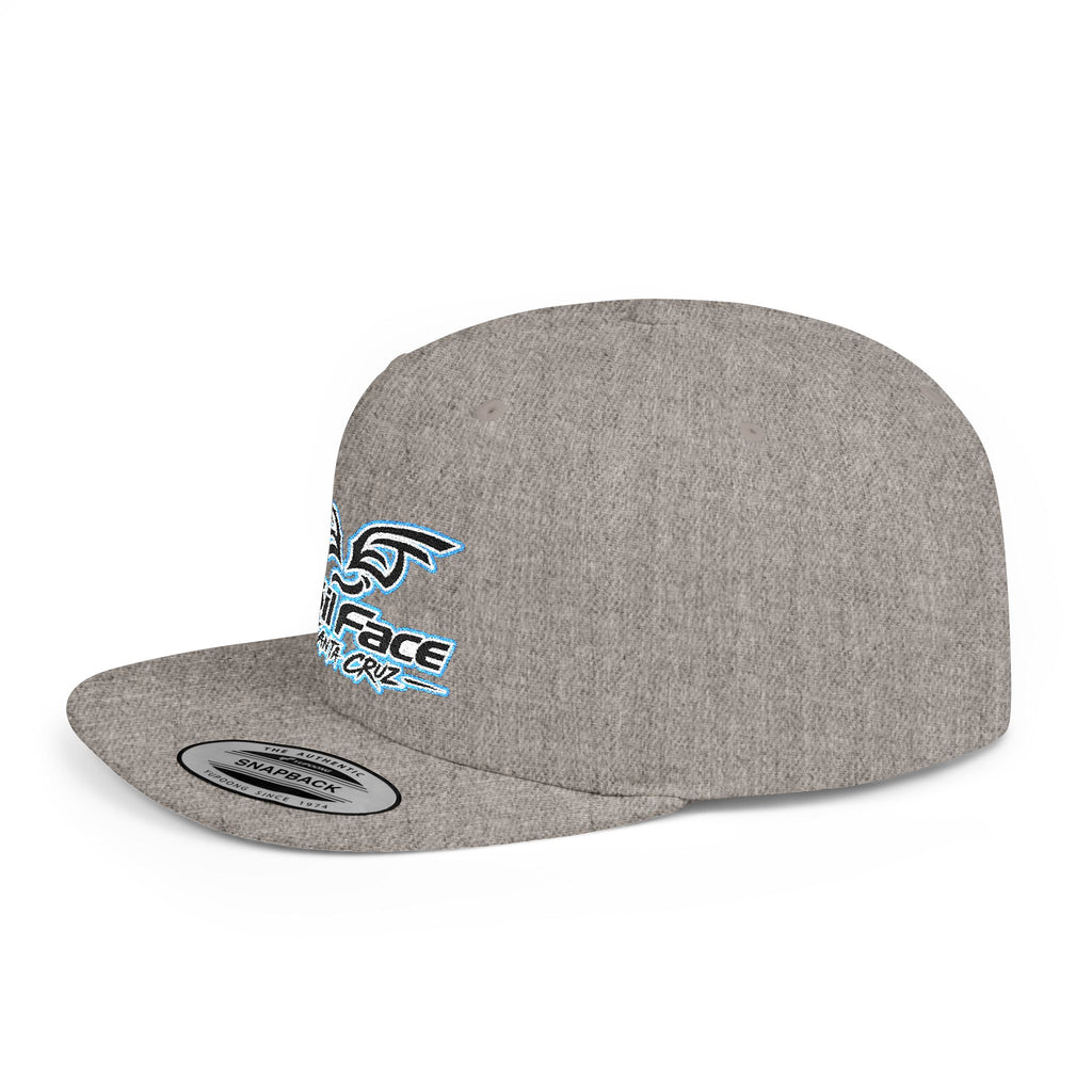 Foil Face Santa Cruz Flat Bill Snapback Hat — Coastal Surf Streetwear Cap