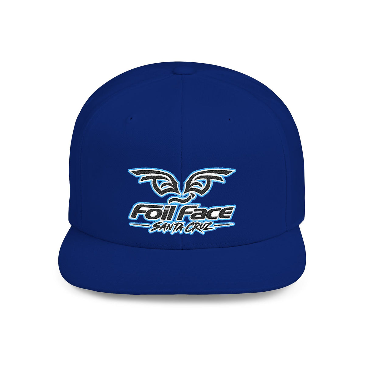 Foil Face Santa Cruz Flat Bill Snapback Hat — Coastal Surf Streetwear Cap
